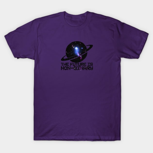 The Future is Non-binary T-Shirt by Stacey Leigh